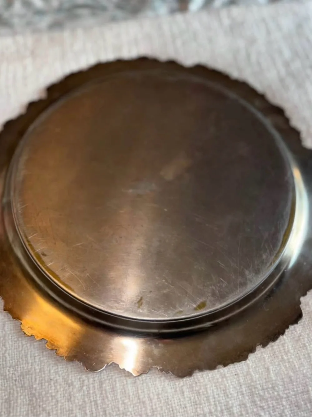 Vintage Silverplate Serving Tray- Victorian Revival Decor